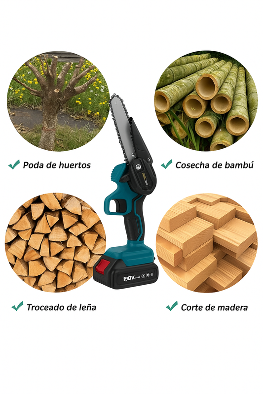 Mini Motosierra Compacta Recargable 24V - SUPERSAW™